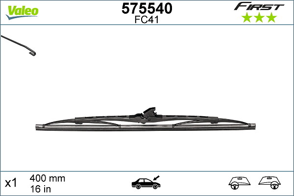 Lamela stergator VALEO 575540
